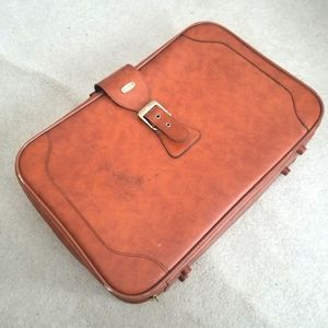 Vintage Jet Stream Leather Luggage
